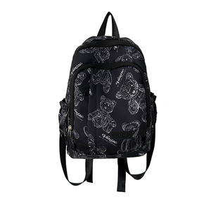 Vamic Bear Print <b>Backpack</b> 15 Inches Lightweight <b>School</b> Bag For Students Unisex - Product Image 5