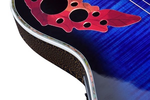 <span class=keywords><strong>Guitarra</strong></span> electroacústica <span class=keywords><strong>Ovation</strong></span> OEM de 41 pulgadas con ecualizador de 4 bandas, color azul - Product Image 4