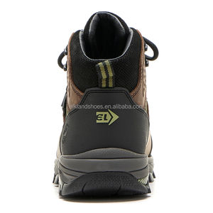 Wholesale Anti-Smashing Anti-Slip Composite Toe Men's Safety <b>Boots</b> Crazy Horse <b>Leather</b> Custom <b>Work</b> Shoes - Product Image 3