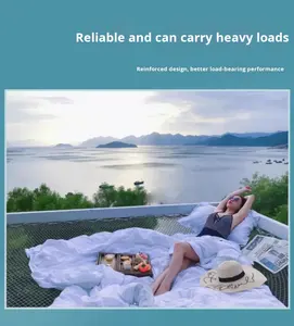 Tempat Tidur Gantung Net Bed untuk Rumah, Berkemah di Luar Ruangan, Kamar Tidur Anak, Pantai, <span class=keywords><strong>Hammock</strong></span>, Perlengkapan Berkemah untuk Perjalanan Mandiri, Model A19 Cina - Product Image 2