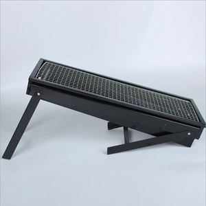 Parrilla de Carbón Plegable Resistente, Portátil y Libre de Humo, Parrilla de Camping de Acero al Carbono de Alta Resistencia con Bandeja de Cenizas Extraíble - Product Image 3