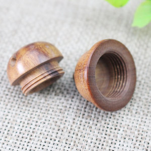 Rosewood Bell <b>Keychain</b> Pendant Small Wooden Charm For Car Phone Decorative Ornament Portable Gift Accessory - Product Image 4