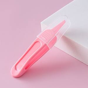 Pince à clip pour gouttes nasales pour bébé en plastique de 9 cm, pince à clip pour le nettoyage quotidien des bébés, pince à clip à tête ronde - Product Image 5