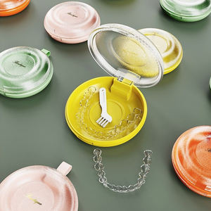 JUXINDA Estuche de Retenedor para <span class=keywords><strong>Alineadores</strong></span> <span class=keywords><strong>Invisalign</strong></span>, Caja de Almacenamiento Dental de Plástico Visible para Fácil Identificación, Soporte de Viaje Simple - Product Image 3