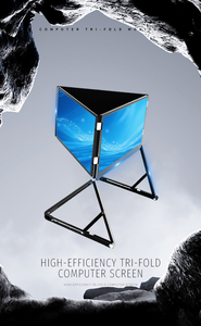 Monitor portátil LCD de 18.5 pulgadas 1080P con altavoces, interfaz USB-C, extensor de pantalla triple - Product Image 4