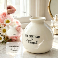 Autocollant de transfert UV personnalisé en cristal, impression offset, étiquette logo 3D étanche pour marquage de bouteilles, verres, tasses, vases – Vente en gros