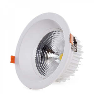 LED Circular Downlight Spotlight 15W 2100Lm 6000K Anti-Glare UGR19 40,000H [HO-DL-AD-COB-15W-CW] - Product Image 1