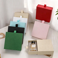 Boîte à tiroir en papier kraft écologique pour échantillons cosmétiques, petite taille, pour présentation en magasin de détail