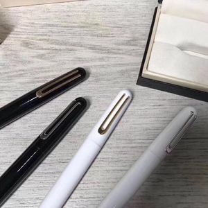 Coffret cadeau exécutif de luxe fabriqué à la main 4810 stylo à bille de conception classique lisse 1.0mm étui en plastique Premium encre bleue/noire - Product Image 3