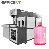 Bon prix Machine de fabrication de bouteilles d'eau semi-automatique Prix PET 5 gallons Machines à mouler Bolw