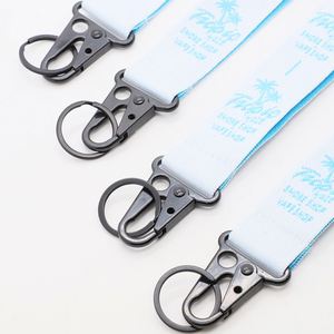 Custom Jacquard Woven Key Strap Personalized Brand Logo Wrist <b>Lanyard</b> for Retail Merchandise and Creative Event Giveaways - Product Image 2