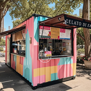 <span class=keywords><strong>Casa</strong></span> prefabbricata del contenitore come cibo prezzi ristorante case più economiche prefabbricate contenitore Coffee Shop - Product Image 1