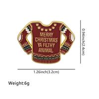 En gros, épingles en métal à motifs de dessins animés, mignonnes, thème maison, pour pull de Noël, broches, badges, épingles en émail créatives, accessoires pour vêtements et revers