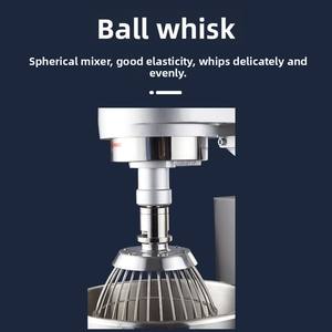 वाणिज्यिक खाद्य स्टोर 40 लीटर इलेक्ट्रिक केक आटा घुटने टेकना मशीन, मिक्सर, गेहूं का आटा, दूध, अंडे, पूर्ण बेकिंग उपकरण - Product Image 4