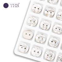 Venta Directa de Fábrica YHB, Accesorios de Costura, Botones Redondos de Cristal de Lujo