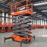 Plateformes élévatrices mobiles à ciseaux hydrauliques auto-propulsées, élévateur pour une seule personne