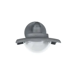 Contemporary Aluminum led wall light Round Glass Shade LED Waterproof Wall Sconce Lamp For Outdoor Patio