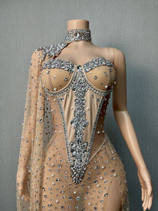 Novance Y5028人気Dropshipping製品高級クリスタルセクシーシックなイブニングドレス高品質プロムドレスエレガントなモダン - Product Image 2