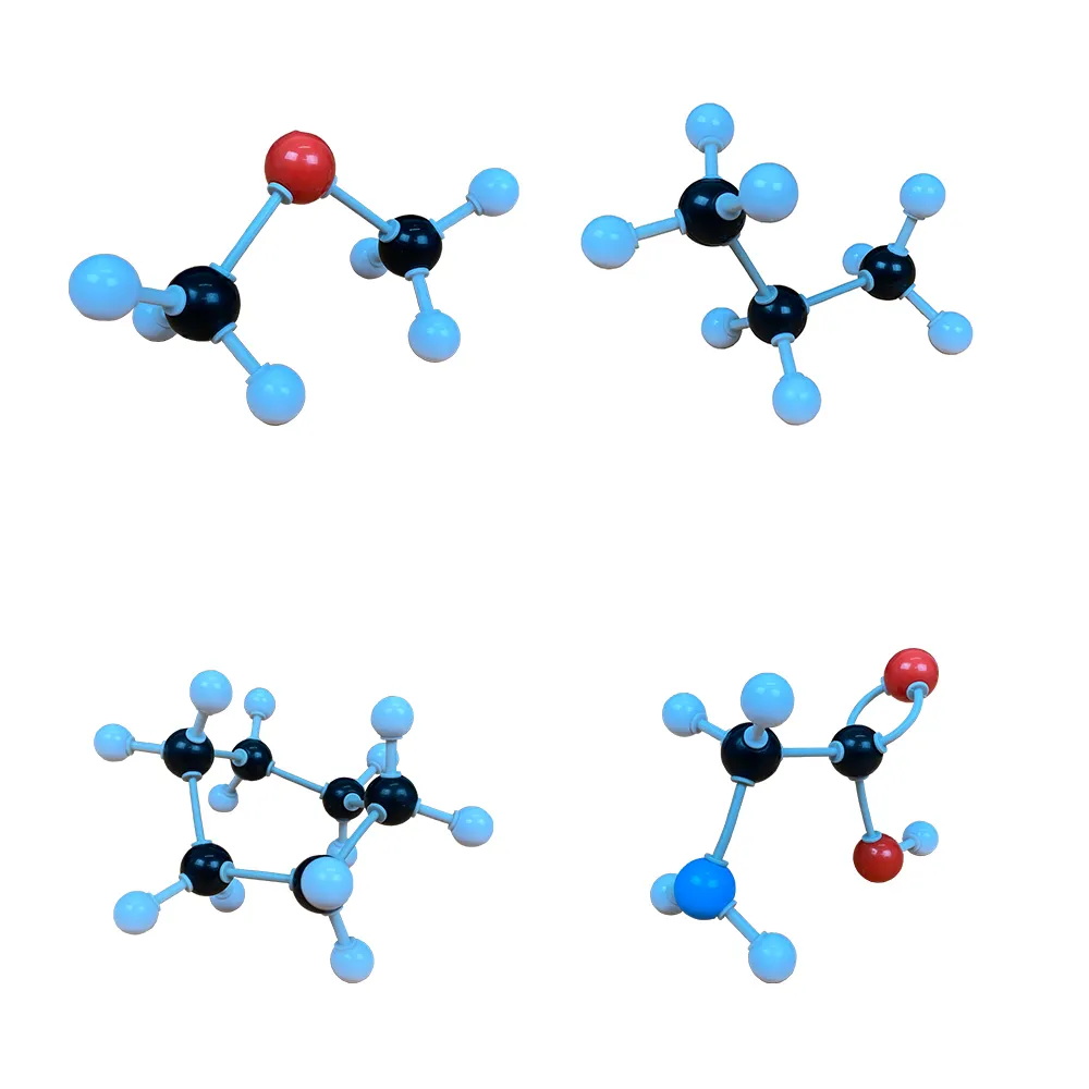 Kit de modelo de Química Orgánica molecular, equipo de ciencia de escuela secundaria