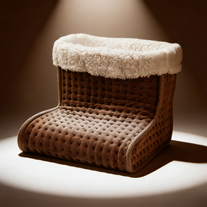 Быстронагревающаяся электрическая грелка для ног из фланели с автоматическим отключением и возможностью индивидуальной настройки для домашнего использования - Product Image 4