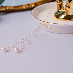 Dernier modèle <span class=keywords><strong>Collier</strong></span> <span class=keywords><strong>de</strong></span> perles d'eau douce <span class=keywords><strong>de</strong></span> style simple 3-8mm Bijoux à la mode - Product Image 5