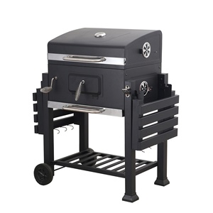 Parrilla de carbón para barbacoa, ahumador offset, ahumador de <span class=keywords><strong>pellets</strong></span>, carrito de barbacoa para carbón, UE AU CA - Product Image 4