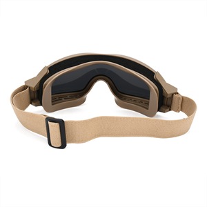 Tactical Goggles Full Rim Spherical Lens Anti Fog Outdoor Sports Eye Protection Men's <b>Plastic</b> <b>Frame</b> Polycarbonate Lenses - Product Image 2