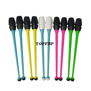 Bastón de Ritmo Profesional de Goma de Doble Color para Entrenamiento de Gimnasia Artística - Product Image 4