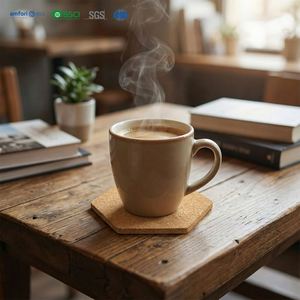 Posavasos Personalizados de Cuero y Corcho Resistentes con Logotipo, Color y Tamaño a Medida para Cafeterías, Bares y Restaurantes - Product Image 2