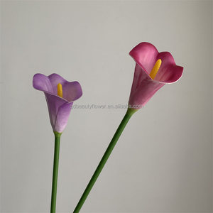 Lys Calla Artificiel Premium L-462, Tige Réaliste au Toucher, Fleur Décorative pour Bouquet de Mariage et Décoration Intérieure - Product Image 4
