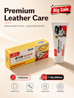 Crema de Cuero Black Bull de 70g para un Revestimiento Uniforme y Fácil, Cera para Zapatos Manual que Ahorra Esfuerzo, Unisex