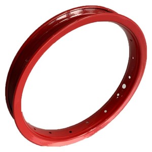 Llantas de bicicleta para bicicleta de equilibrio para niños de 12 pulgadas, llanta roja con recubrimiento de polvo de hierro, pieza Q 181 - Product Image 1