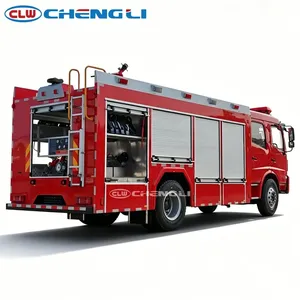 Camion de pompiers Clw 4X2 8cbm 7000L eau 1000L mousse pour interventions d'urgence - Product Image 5