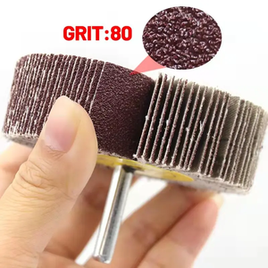 Disque à lamelles abrasif de ponçage grain 80, accessoires <span class=keywords><strong>Dremel</strong></span>, papier abrasif, polissage, outil rotatif, disque à lamelles avec arbre - Product Image 6
