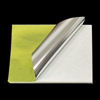 Feuilles de papier autocollant en vinyle PET brillant doré, imperméables et imprimables, qualité supérieure, 8,5x11 pouces, 135 g/m², 20 feuilles/paquet, pour imprimante jet d'encre