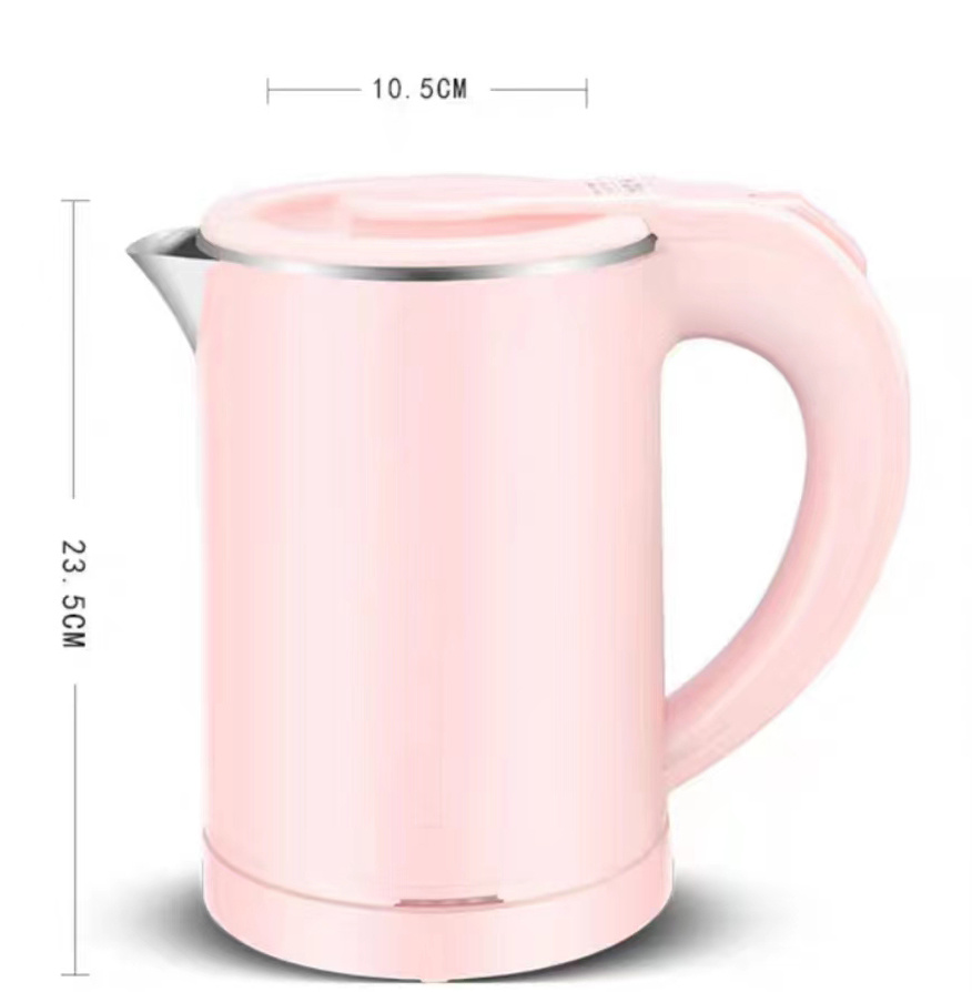 Мини-чайник Электрический из нержавеющей стали с пластиковой крышкой, 0,6 л