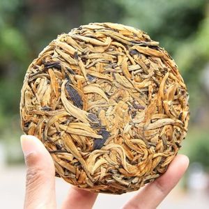 Torta di Tè Nero Pressato Dianhong Golden Needle dello Yunnan - Product Image 1