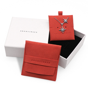 Phong Cách Mới Vòng Đeo Tay Quà Tặng Túi Đồ Trang Sức Với Logo Sợi Nhỏ Pouch Mân Côi Pouch Tai <span class=keywords><strong>Cuff</strong></span> Hiển Thị Tóc Bow Hiển Thị Thẻ - Product Image 1