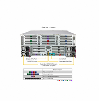Pilihan jaringan yang fleksibel 2 AIOM Slot jaringan AS-4145GH-TNMR Server Max 512GB non-ecc HBM3 memori 4U sistem Server