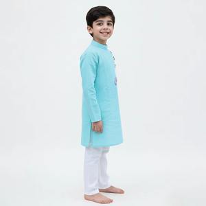 Top Demanded Kids Boys Kurta Pajama Set with <b>Nehru</b> <b>Jacket</b> for Wedding Festival and Party Wear Available At Competitive Price - Product Image 2