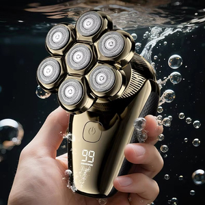 CITICITY Upgrade 5-in1 Rechargeable Electric Shave for Men 7D Magnetic Attachment Blade with IPX7 Waterproof Beard <b>Shaver</b> - Product Image 3