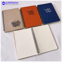 Carnet en cuir personnalisé avec logo, carnet à spirale en cuir personnalisé avec logo, carnet à spirale en cuir gravé au laser