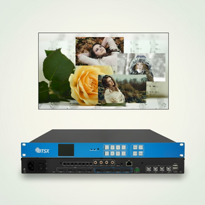 معالج مصفوفة فيديو HDMI بدقة 4K60 مع دعم الربط السلس، وتبديل المصفوفة 4×4، ودعم التحكم <span class=keywords><strong>KVM</strong></span> - Product Image 1
