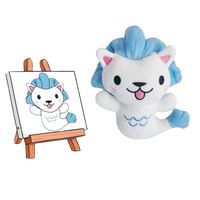 Peluche personnalisée Docteur Renard avec stéthoscope – Blouse blanche, fourrure orange, OEM ODM, animal en peluche, cadeau mignon sur le thème médical