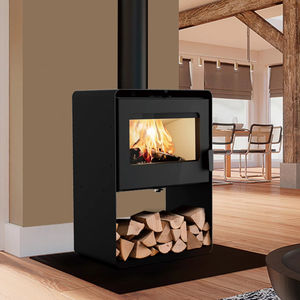 12KW R1203A Poêle à bois moderne autoportant Chauffage intérieur Foyer à bois personnalisable à vendre - Product Image 1
