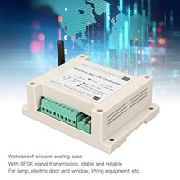 Kit de télécommande industrielle 6 touches pour grue, transmetteur à bouton-poussoir, relais 6 canaux DC12V, interrupteurs RF sécurisés et récepteur en ABS