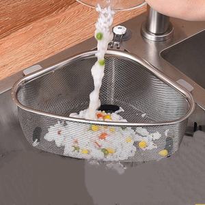 Sink Drainer Basket Metall Obst Lager regal für Gemüse und Obst waschen Filter die übrig gebliebenen Lebensmittel - Product Image 1