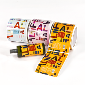 Factory-Direct Custom Printed Waterproof Adhesive <b>Vinyl</b> Labels | Adhesive Sticker for Perfume Cosmetic Packaging metallic labels - Product Image 4