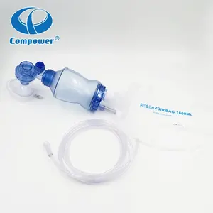 Compower Profesión Oxígeno Respiración <span class=keywords><strong>Ambu</strong></span> Bolsa Manual Pvc Resucitador Manual para pediátrico - Product Image 1