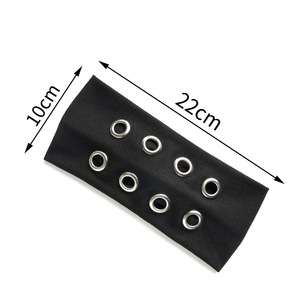 IFOND Fascia per Capelli Leopardata Y2K con Rivetti Metallici e Design Elastico Largo per Donne, Stile Street Sweet Spicy - Product Image 4